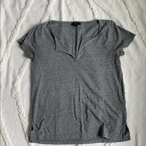 J Crew split-neck tee